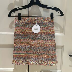 NWT Storia Lenny Floral Mini Skirt Size S